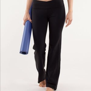 Lululemon Astro Pant Full On Luon Black 6 EUC